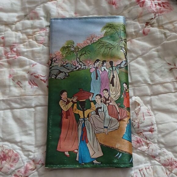 Vintage Silk Screen Wallet - Picture 2 of 4